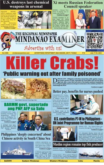 The Mindanao Examiner Regional Newspaper - 14 Jul 2023