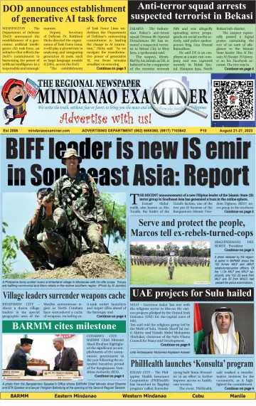 The Mindanao Examiner Regional Newspaper - 18 Aug 2023
