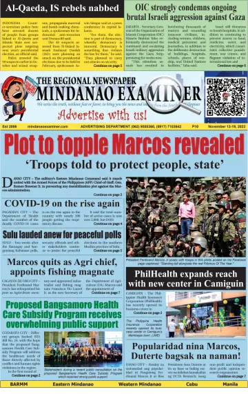 The Mindanao Examiner Regional Newspaper - 10 Nov 2023