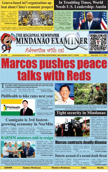 The Mindanao Examiner Regional Newspaper - 8 Dec 2023
