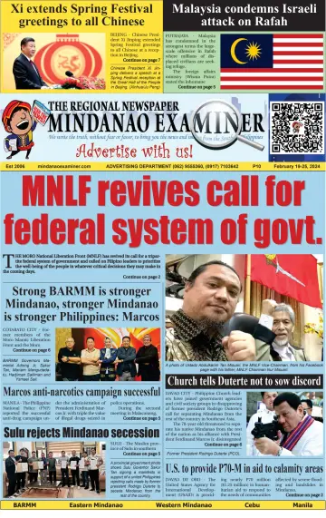 The Mindanao Examiner Regional Newspaper - 16 Feb 2024