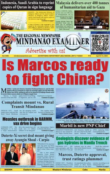 The Mindanao Examiner Regional Newspaper - 05 四月 2024