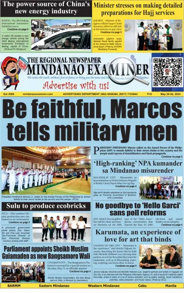 The Mindanao Examiner Regional Newspaper - 17 May 2024