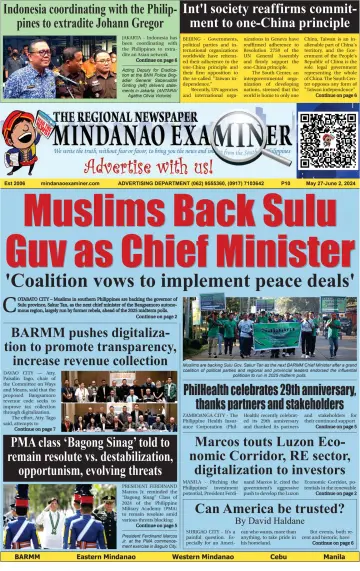 The Mindanao Examiner Regional Newspaper - 24 May 2024
