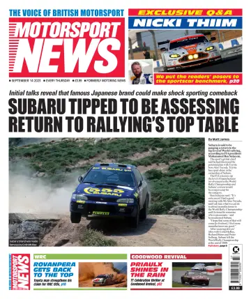 Motorsport News - 14 Sep 2023