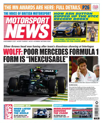 Motorsport News - 9 Nov 2023