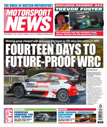 Motorsport News - 14 déc. 2023