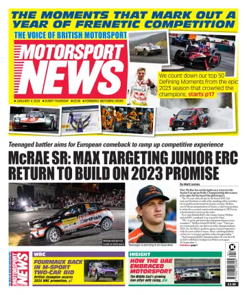 Motorsport News - 4 Jan 2024