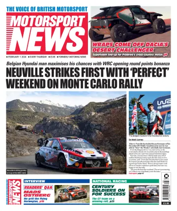 Motorsport News - 01 2월 2024
