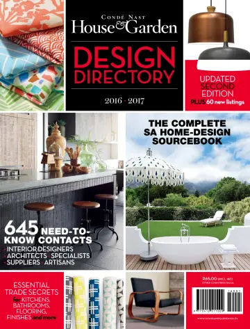 Condé Nast House & Garden Design Directory - 1 Aug 2016