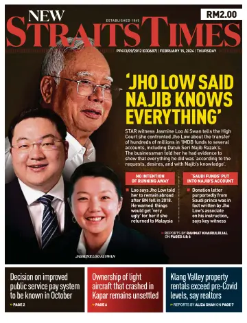 New Straits Times - 15 Feb 2024