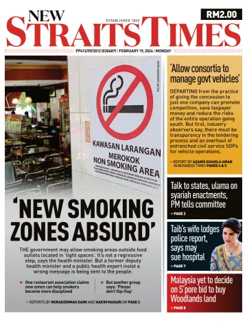 New Straits Times - 19 Feb 2024
