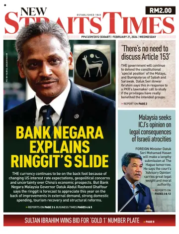 New Straits Times - 21 Feb 2024