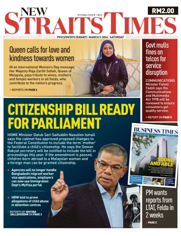 New Straits Times - 9 Mar 2024