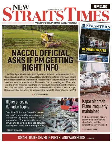 New Straits Times - 14 Mar 2024