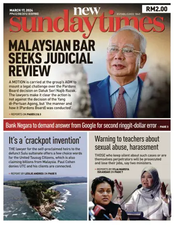 New Straits Times - 17 Mar 2024
