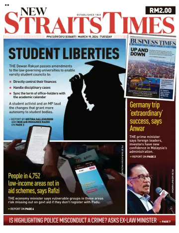New Straits Times - 19 Mar 2024