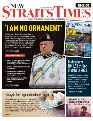 New Straits Times - 20 Mar 2024