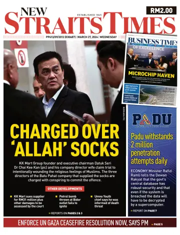 New Straits Times - 27 Mar 2024