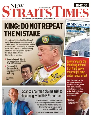 New Straits Times - 4 Apr 2024