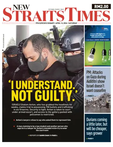 New Straits Times - 13 4월 2024