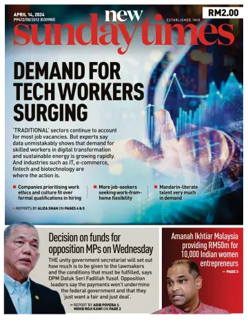 New Straits Times - 14 avr. 2024