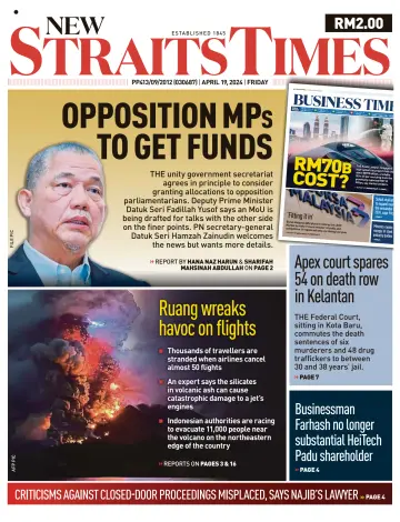 New Straits Times - 19 abril 2024