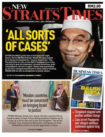 New Straits Times - 01 ma 2024