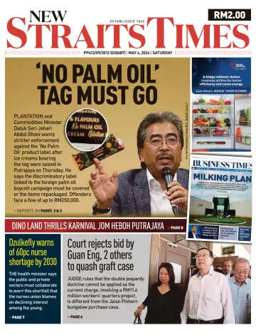 New Straits Times - 4 Ma 2024