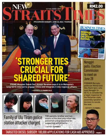 New Straits Times - 20 6月 2024