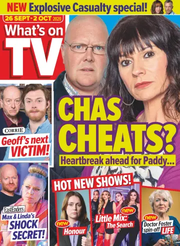 What's on TV - 26 Sep 2020
