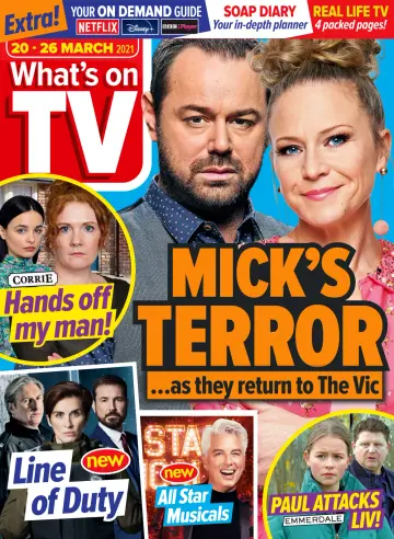 What's on TV - 20 Mar 2021