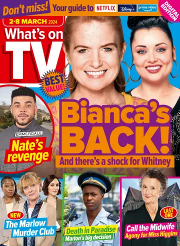 What's on TV - 2 Mar 2024
