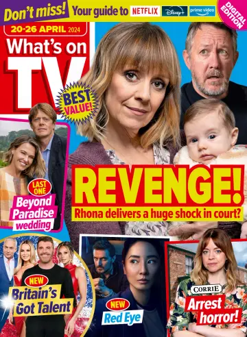 What's on TV - 20 Apr 2024