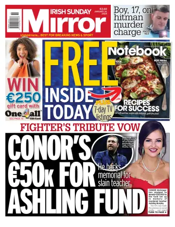 Irish Sunday Mirror - 14 Jan. 2024
