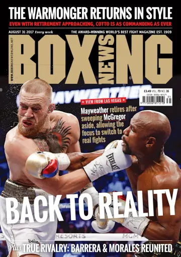 Boxing News - 31 Aug 2017