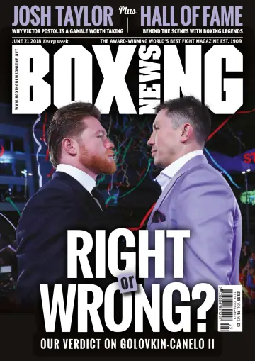 Boxing News - 21 Jun 2018