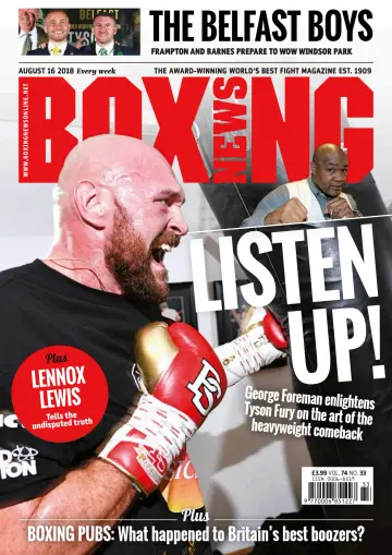 Boxing News - 16 Aug 2018