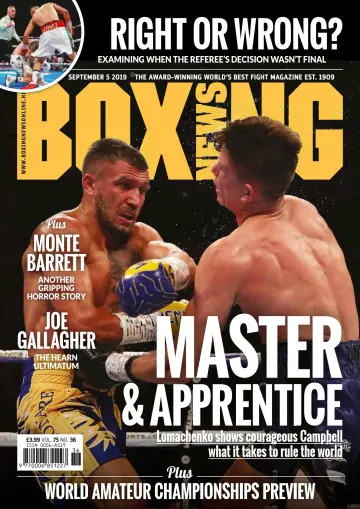 Boxing News - 5 Sep 2019