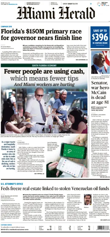 Miami Herald (Sunday) - 26 Aug 2018