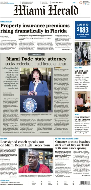 Miami Herald (Sunday) - 28 Jun 2020