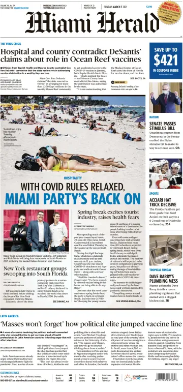 Miami Herald (Sunday) - 7 Mar 2021