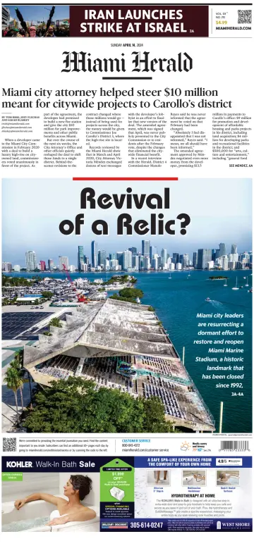 Miami Herald (Sunday) - 14 Nis 2024