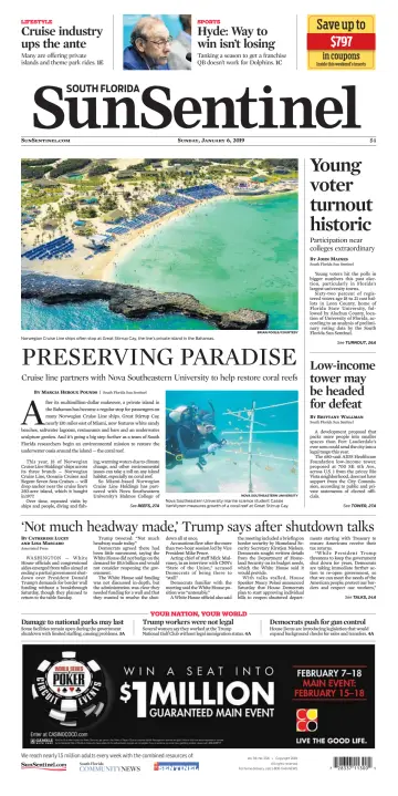 South Florida Sun-Sentinel Palm Beach (Sunday) - 6 Jan 2019