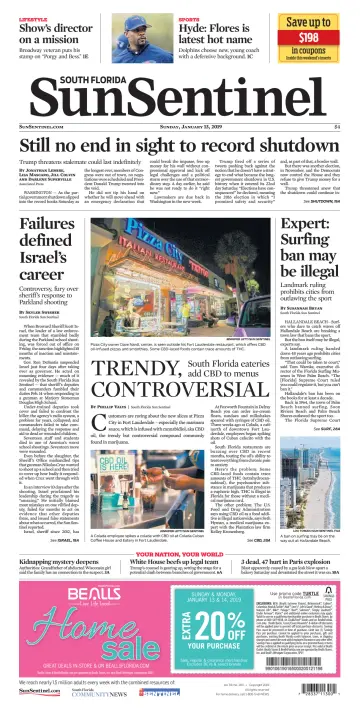 South Florida Sun-Sentinel Palm Beach (Sunday) - 13 Jan 2019