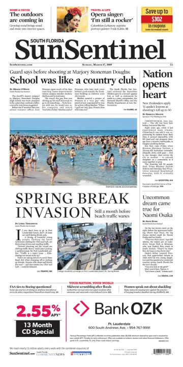 South Florida Sun-Sentinel Palm Beach (Sunday) - 17 Mar 2019