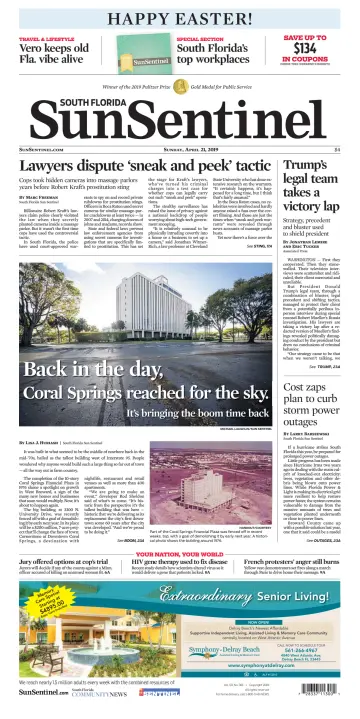 South Florida Sun-Sentinel Palm Beach (Sunday) - 21 Apr 2019