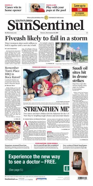 South Florida Sun-Sentinel Palm Beach (Sunday) - 15 Sep 2019