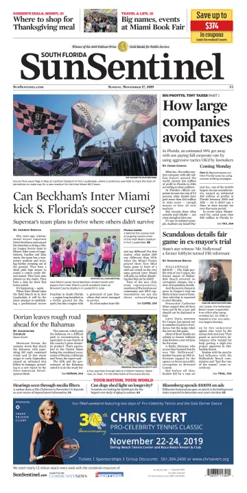 South Florida Sun-Sentinel Palm Beach (Sunday) - 17 Nov 2019