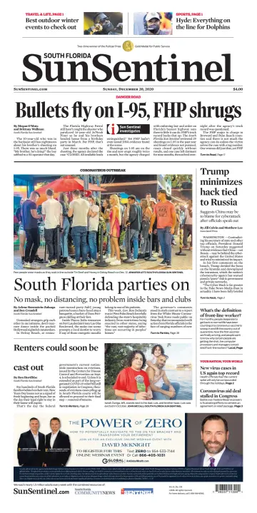 South Florida Sun-Sentinel Palm Beach (Sunday) - 20 Dec 2020